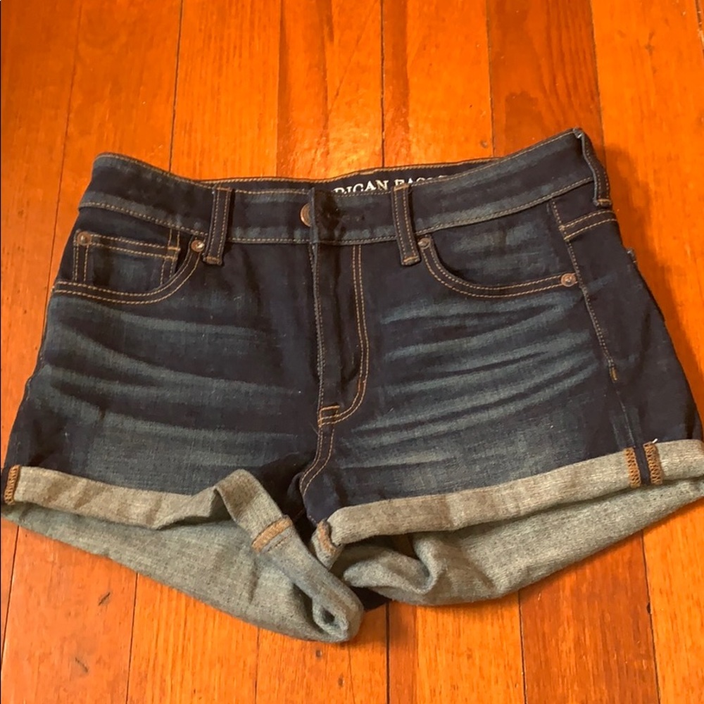 Blue jean shorts